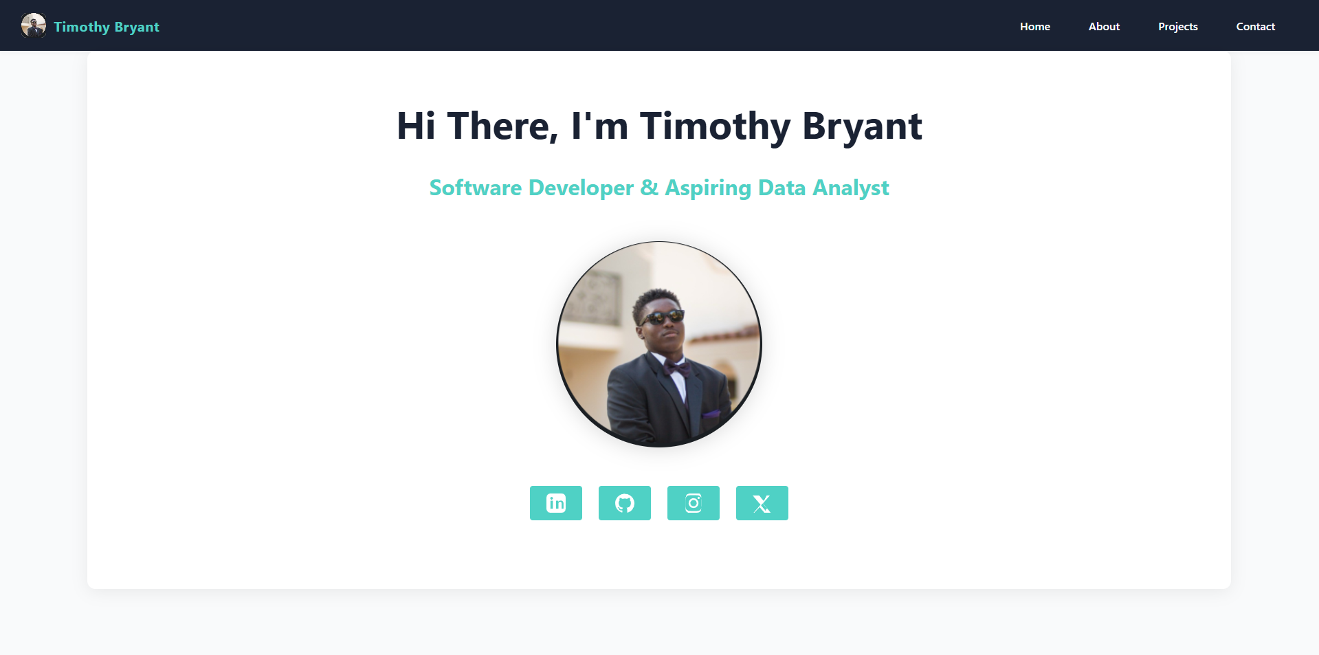 Portfolio Website Preview